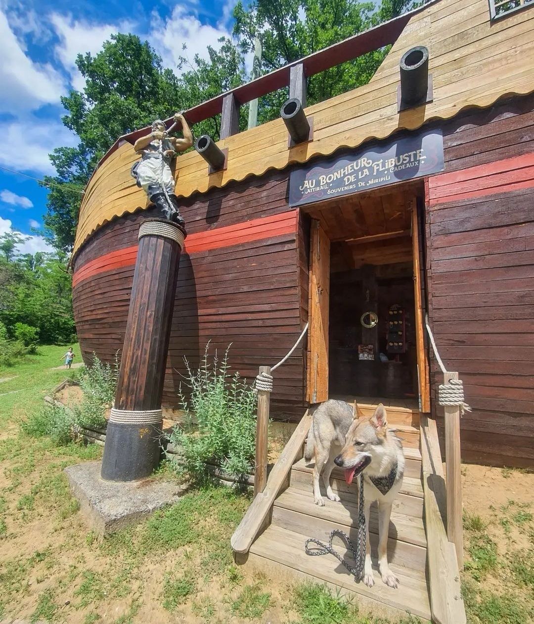 que faire dans le vercors avec un chien Miripili l'île aux pirates