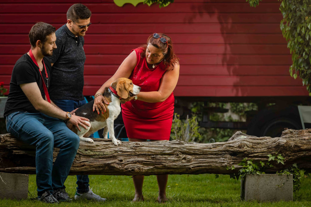 Week-end en couple avec deux chiens. A la roulotte "La Charreterie". Consultante en communication animale