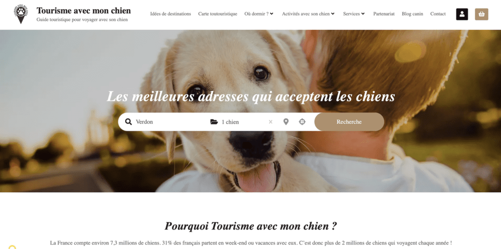 hôtels qui acceptent les chiens en France