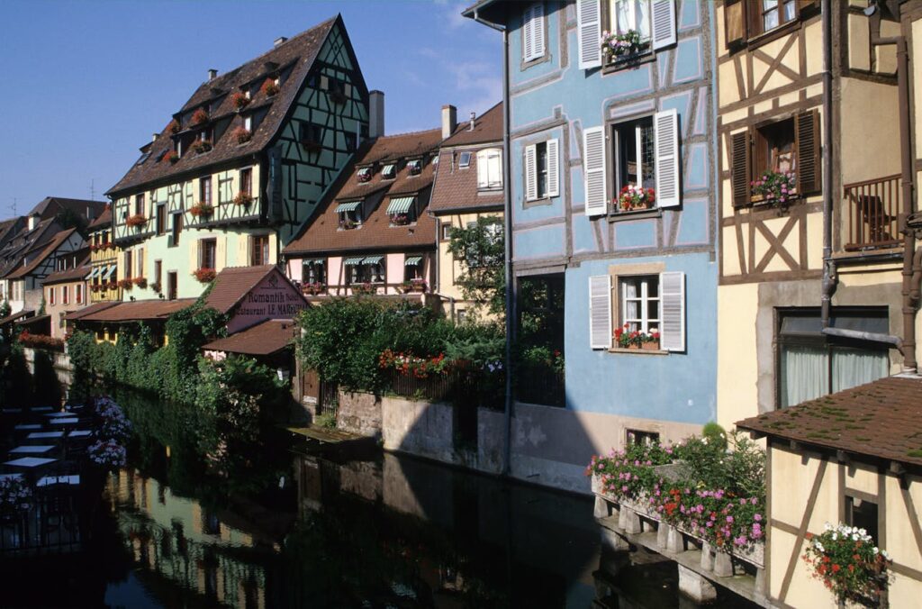 petite france strasbourg avec son chien